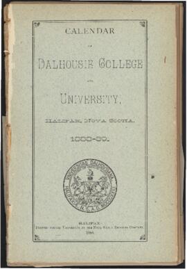 Calendar of Dalhousie College and University, Halifax, Nova Scotia : 1888-1889