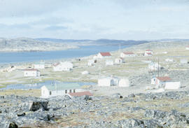 Photograph of buildings in Cape Dorset, Northwest Territories
