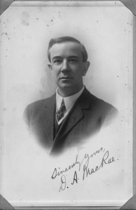 Photograph of D.A. MacRae