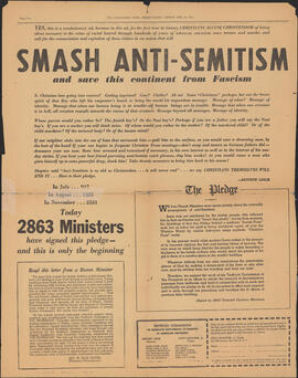 Smash Anti-Semitism and save this continent from Fascism : [poster]