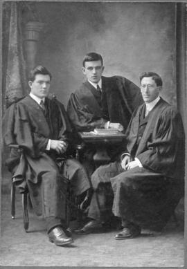 Portrait of J. P. MacIntosh, D.C. Sinclair, and J.C. McLennan