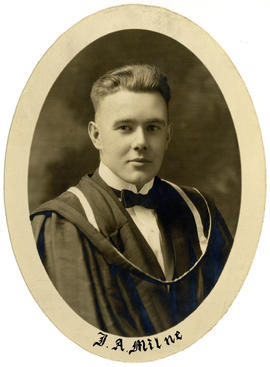 Portrait of John Andrew Milne : Class of 1924
