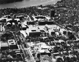 Aerial photograph of Studley Campus at Dalhousie University