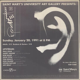 Saint Mary's University Arts Gallery presents : Upstream : [poster]
