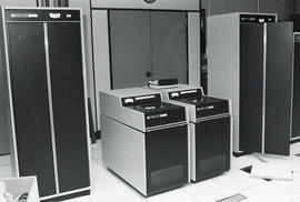 Photograph of equipment in the Dalhousie Computer Centre