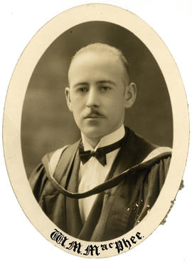Portrait of William Malcolm MacPhee : Class of 1928