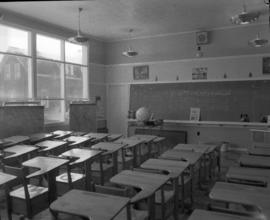Photograph of a school room at either Thorburn, Greenwood or Pictou school