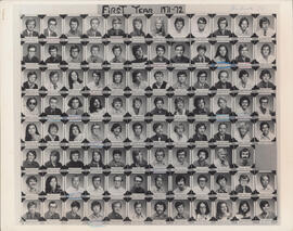 Photograph of Faculty of Law first year class of 1971-1972