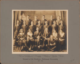 Photograph of the council of the students
