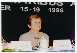 Photograph of Elisabeth Mann Borgese at Pacem in Maribus XXIV