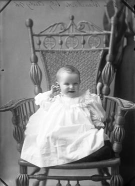 Photograph of John Blanchard's baby