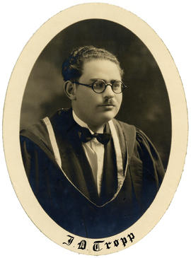 Portrait of J. Oscar Tropp : Class of 1926