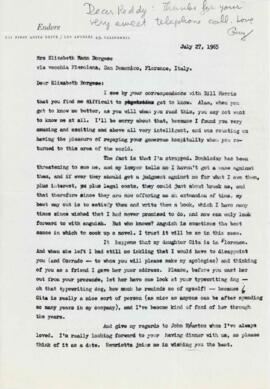 Correspondence with William Morris
