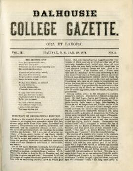 The Dalhousie College Gazette, Volume 3, Issue 5