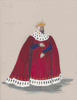 Costume design for the King