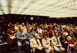 Photograph of the audience at a Hellenic Marine Environment Protection Association (HELMEPA) event