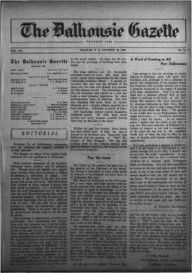 The Dalhousie Gazette, Volume 56, Issue 11 (Oct 15, 1924)