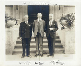 Photograph of three House Surgeons of Lord Lister