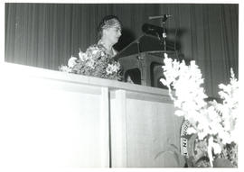 Photograph of A..Clamagaran, Guest Speaker at the Canadian Nurses Association Biennial Convention...