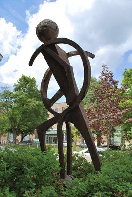 Photograph of 20th Century Student sculpture
