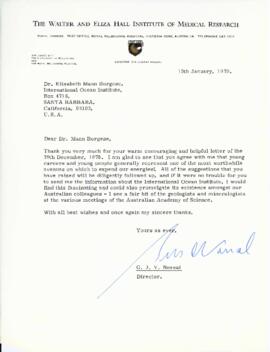 Correspondence with G.J.V. Nossal and John Maddox