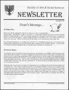 Faculty of Arts & Social Sciences Newsletter, Fall 1998