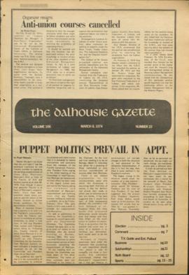 The Dalhousie Gazette, Volume 106, Issue 22