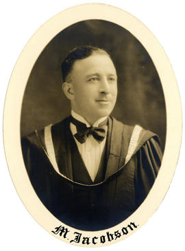 Portrait of Morris Jacobson : Class of 1927