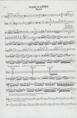 Nasca lines : part 6 : bassoon