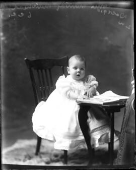 Photograph of the baby of Mrs. Murray Muirhead