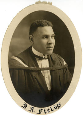 Portrait of Dudley Arthur Augustus Fields : Class of 1925