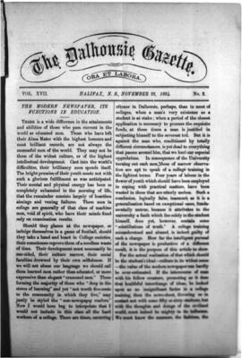 The Dalhousie Gazette, Volume 17, Issue 2