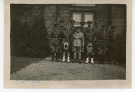 Photograph of 12 Canadian Army Medical Corps officers