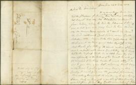 A letter from William Hyslop to James Dinwiddie