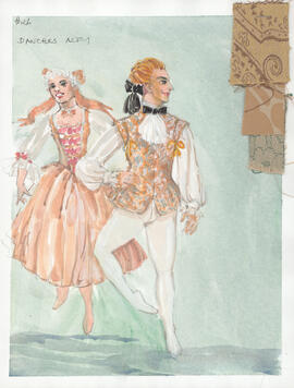 Costume design for Dancers : Act 1