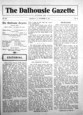 The Dalhousie Gazette, Volume 53, Issue 18