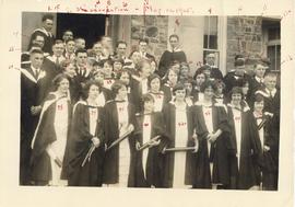 Photograph of the Dalhousie University class of 1925 at convocation