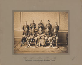 Photograph of Dalhousie Intercollegiate Hockey Team