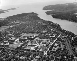Aerial photograph of Dalhousie and Halifax