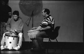 Photograph of a drumming performance at the Southeast Asian Cultural night