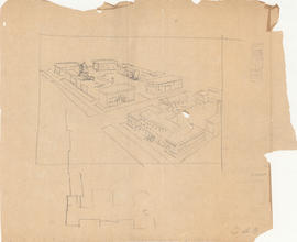 Drawing of a medical school campus