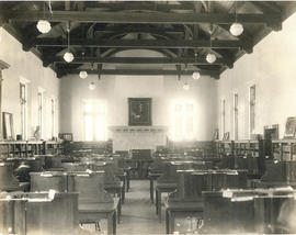 Photograph of the Macdonald library reading room