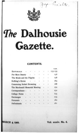 The Dalhousie Gazette, Volume 34, Issue 6