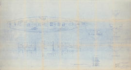 General arrangement : [drawing of the Bluenose II interior]