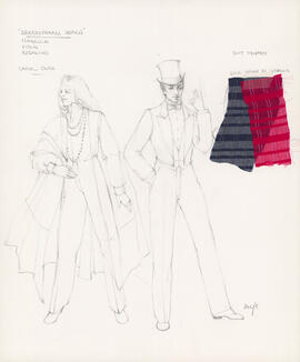 Costume design for Isabella, Viola, Rosalind