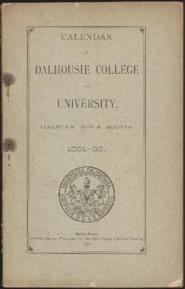 Calendar of Dalhousie College and University, Halifax, Nova Scotia : 1891-1892