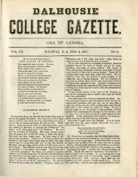 The Dalhousie College Gazette, Volume 3, Issue 6