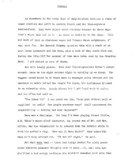 Oddball : [manuscript regarding Sable Island Coastal Station experience]