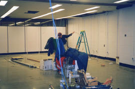Photograph taken during the 2001 renovation of the Killam reference room