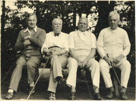 Photograph of four Faculty of Medicine professors